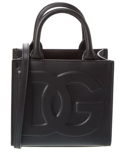 DOLCE & GABBANA DOLCE & GABBANA DG DAILY MINI LEATHER SHOPPER TOTE