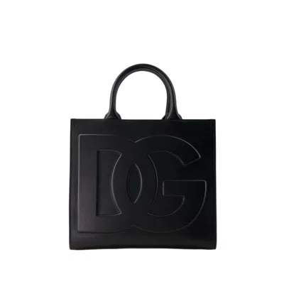 Dolce & Gabbana Dg Daily Shopper Bag - Leather - Black