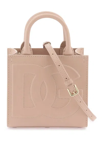 Dolce & Gabbana Dg Daily Small Tote Bag In Powder