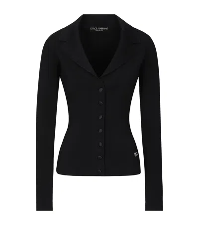 DOLCE & GABBANA DG-DETAIL BLAZER CARDIGAN