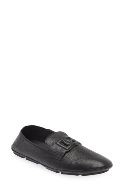 Dolce & Gabbana Dg Driving Shoe In Nero