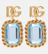 Dolce & Gabbana Dg Embellished Clip-on Earrings