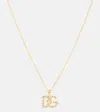 Dolce & Gabbana Dg Embellished Necklace In Gold