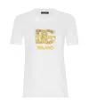 Dolce & Gabbana Patch Logo T-shirt In White