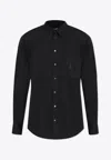 Dolce & Gabbana Black Essential Cotton Shirt In Black