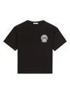 Dolce & Gabbana Dg-embroidered T-shirt In Black