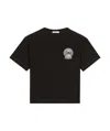 Dolce & Gabbana Dg-embroidered T-shirt In Black
