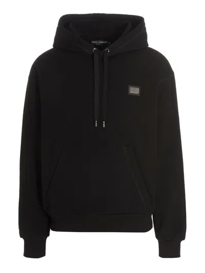 Dolce & Gabbana ‘dg Essential' Hoodie In Black