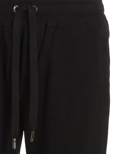Dolce & Gabbana Techno Nylon Track Pants In Black