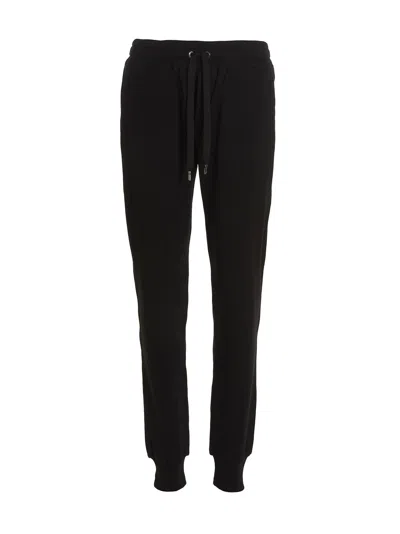 Dolce & Gabbana Dg Essential Technical Jersey Track Trousers In Black
