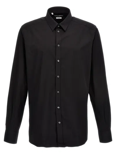 Dolce & Gabbana Tailored Fit Long Sleeves Shirt In Blue
