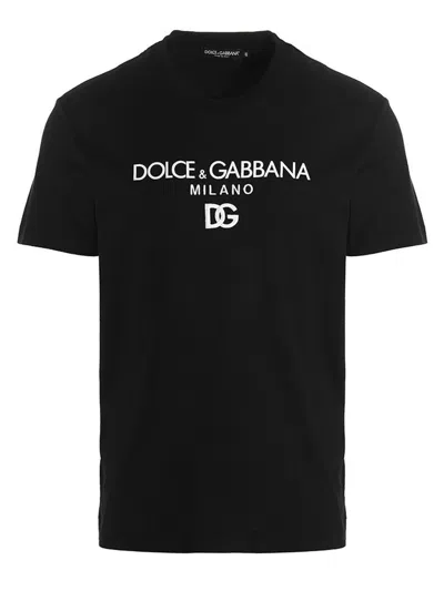 DOLCE & GABBANA 'DG Essential’ T-shirt Black Dolce & Gabbana Dg Essential T-shirt Black | ModeSens