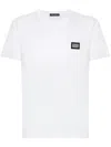 Dolce & Gabbana Basic Crew-neck Cotton T-shirt In White