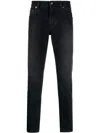 Dolce & Gabbana Dg Essentials Slim-fit Jeans In Black