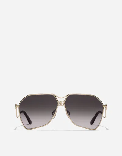 Dolce & Gabbana Dg Filo Sunglasses In Gray