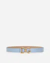 Dolce & Gabbana Dg Girls Belt In Light Blue