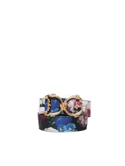 Dolce & Gabbana Dg Girls Belt In Multicolour