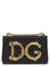 Dolce & Gabbana Small Dg Baroque Satin Crossbody Bag