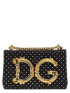 Dolce & Gabbana Small Dg Baroque Satin Crossbody Bag