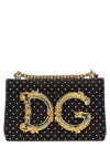 Dolce & Gabbana Small Dg Baroque Satin Crossbody Bag In Multicolor