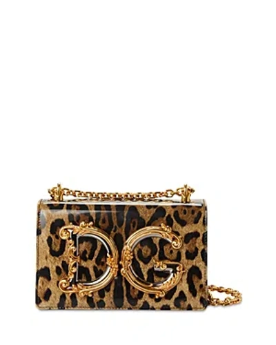 Dolce & Gabbana Dg Girls Leopard Print Crossbody Bag