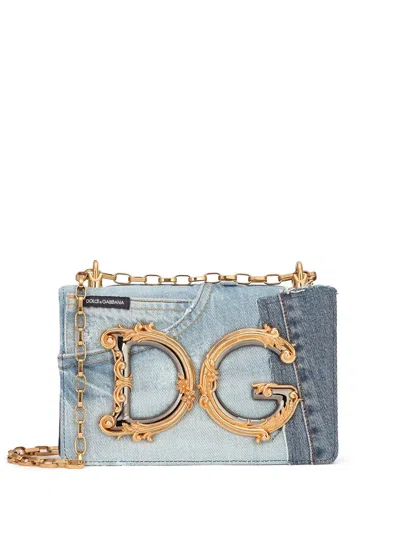 Dolce & Gabbana Dg Girls Patchwork Denim Bag