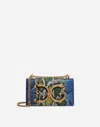 Dolce & Gabbana Dg Girls Python-effect Crossbody Bag In Blue