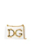 Dolce & Gabbana Nappa Leather Dg Girls Bag In White