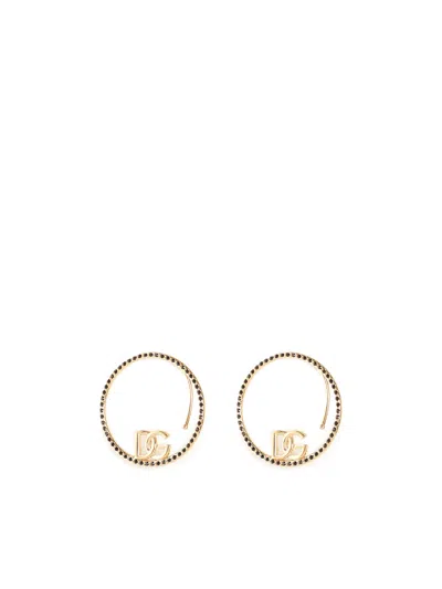Dolce & Gabbana Dg Gold Brass Ear Cuff Earrings