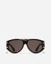 Dolce & Gabbana Dg Griffe Sunglasses In Havana