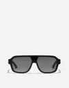 Dolce & Gabbana Dg Griffe Sunglasses In Matte Black