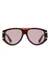 Dolce & Gabbana Dg Griffe Sunglasses In Red