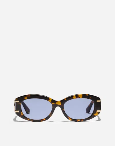Dolce & Gabbana Dg Griffe Sunglasses In Violett