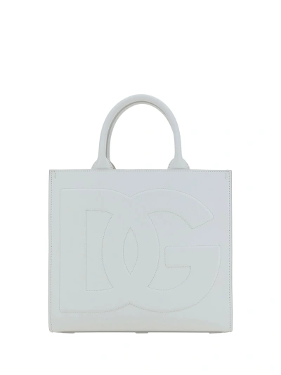 Dolce & Gabbana Dg Handbag In Bianco Ottico