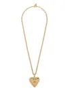 Dolce & Gabbana Dg Heart Pendant In Gold