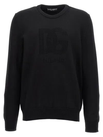 DOLCE & GABBANA DOLCE & GABBANA 'DG' INTARSIA SWEATER