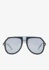Dolce & Gabbana Oversized-frame Tinted Sunglasses In Gray