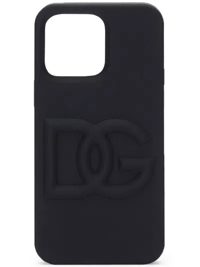 Dolce & Gabbana Dg Iphone 14 Pro Max Cover In Blue