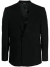 Dolce & Gabbana Dg-jacquard Blazer In Black