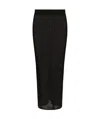 Dolce & Gabbana Dg-jacquard Midi Skirt In Black