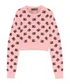 Dolce & Gabbana Dg-jacquard Sweater In Pink