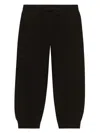 Dolce & Gabbana Dg Jogo Jersey Track Pants In Black