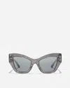 Dolce & Gabbana Dg Lace Sunglasses In Dark Grey