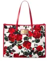 Dolce & Gabbana Large Floral Print Shopping Tote