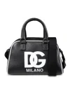 Dolce & Gabbana Dg Leather Shoulder Bag In Black