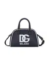 Dolce & Gabbana Dg Leather Shoulder Bag In Blue