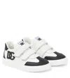 Dolce & Gabbana Dg Leather Sneakers In Black