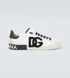 Dolce & Gabbana Dg Leather Sneakers In White