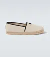 Dolce & Gabbana Dg Leather-trimmed Espadrille Sandals