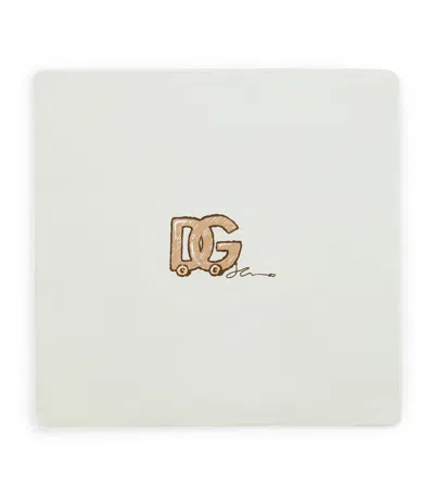 Dolce & Gabbana Dg Leopard Motif Baby Blanket